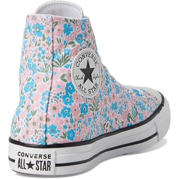 NWT Converse Uni Chuck Taylor All Star HighTop Sneaker,White/Gnarly Blue-M3/W5 - Picture 5 of 7